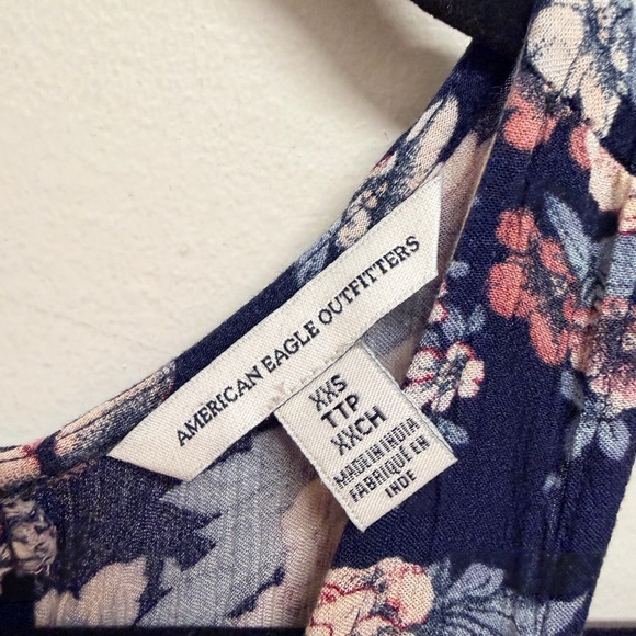 American Eagle Outfitters Navy Floral Dress - Picture 4 of 6